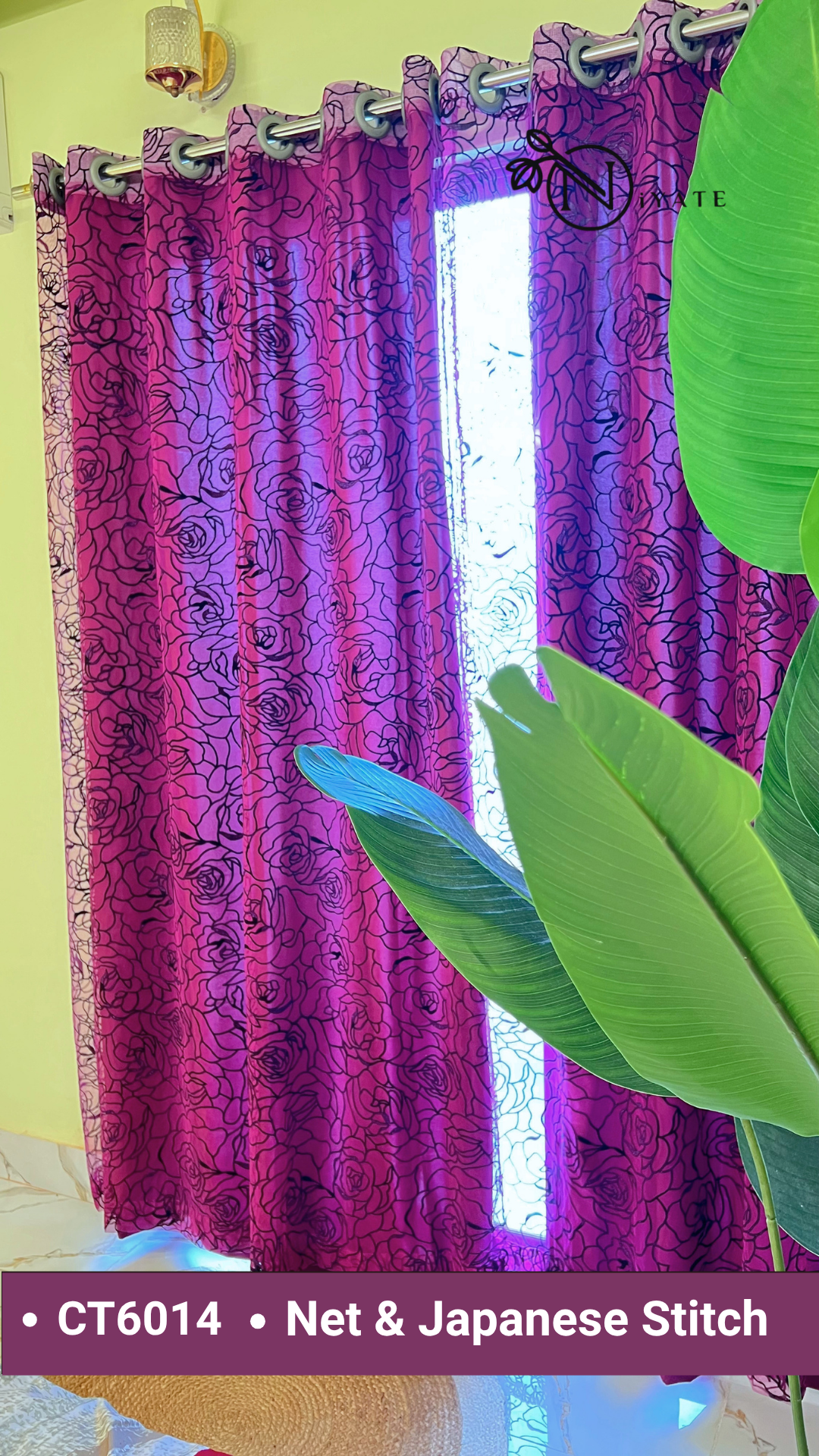 CT6014 | Japanese Stitch & Net Curtain - Image 2