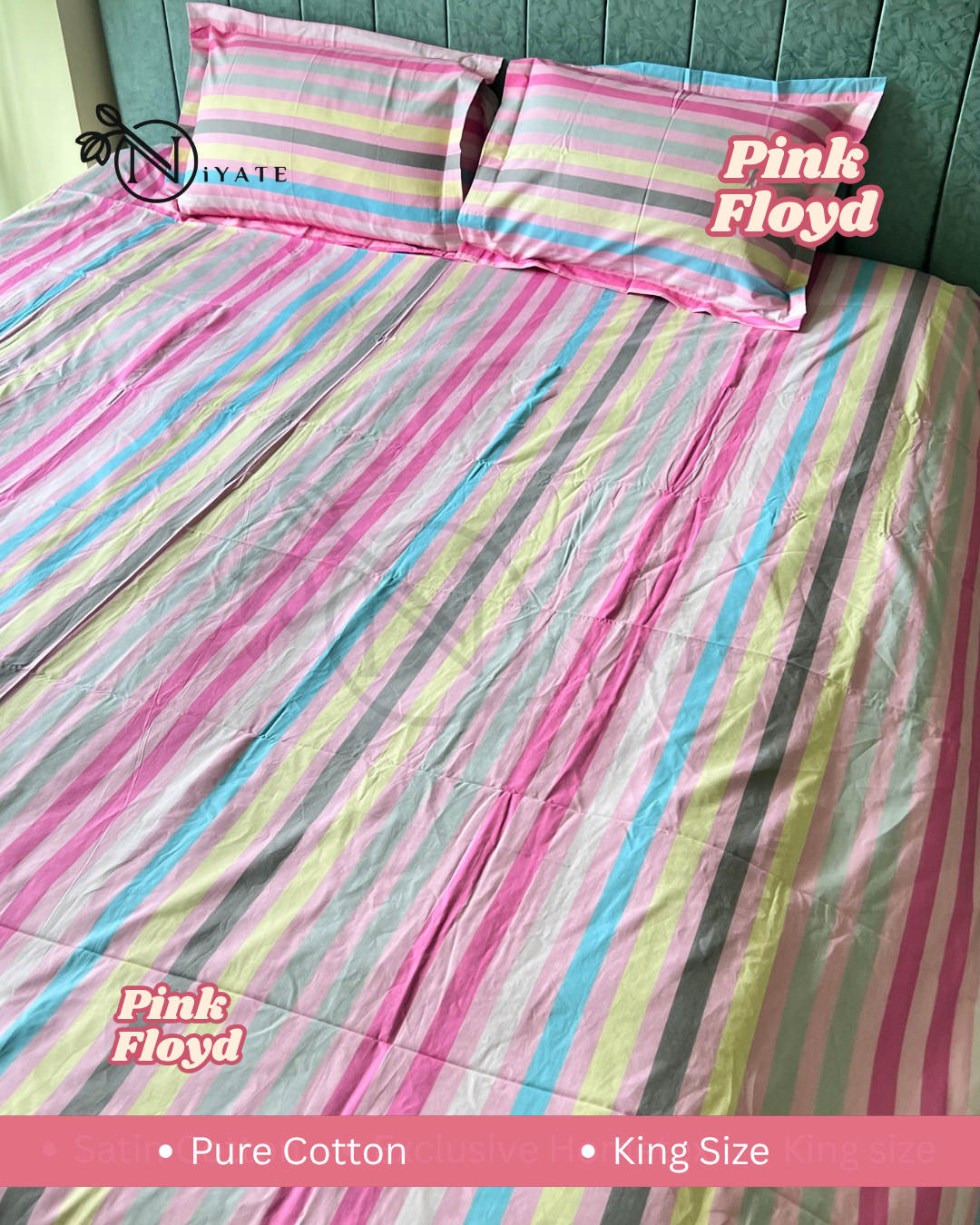 Pink Floyd | Pure Cotton | Premium Fabric - Image 2