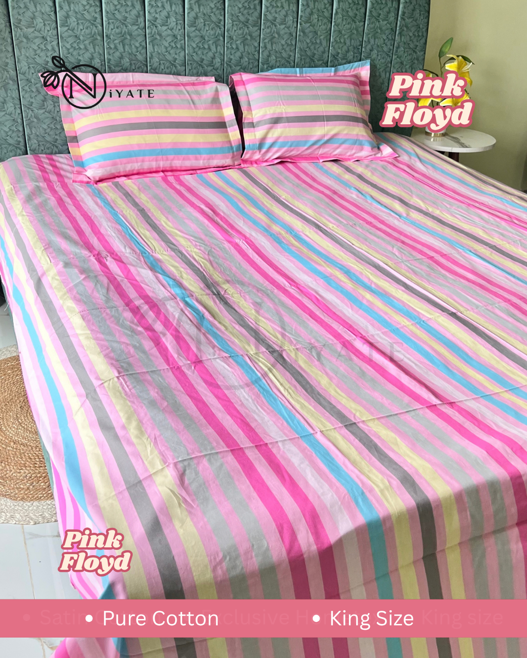Pink Floyd | Pure Cotton | Premium Fabric