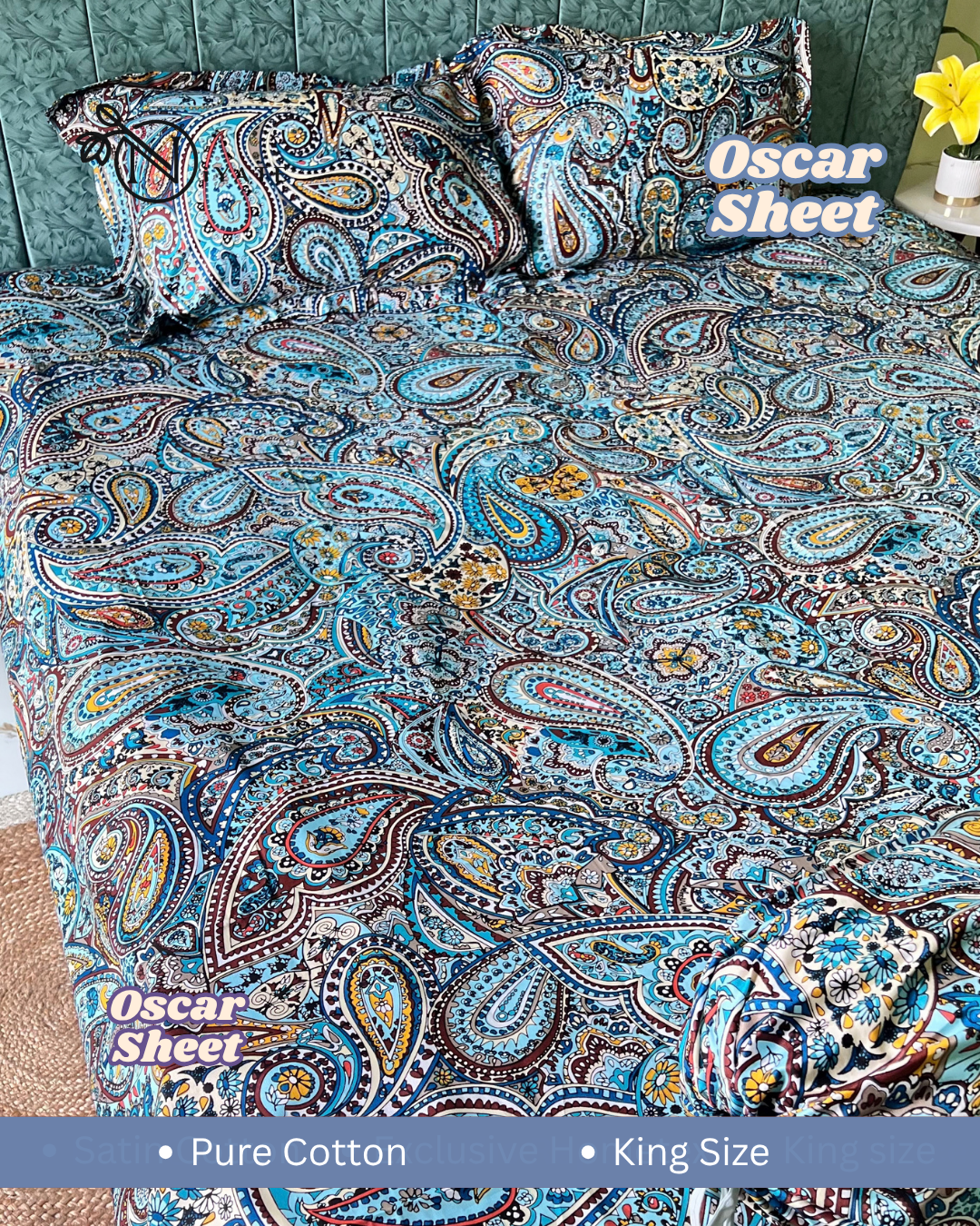 Oscar Sheet | Pure Cotton | Premium Fabric