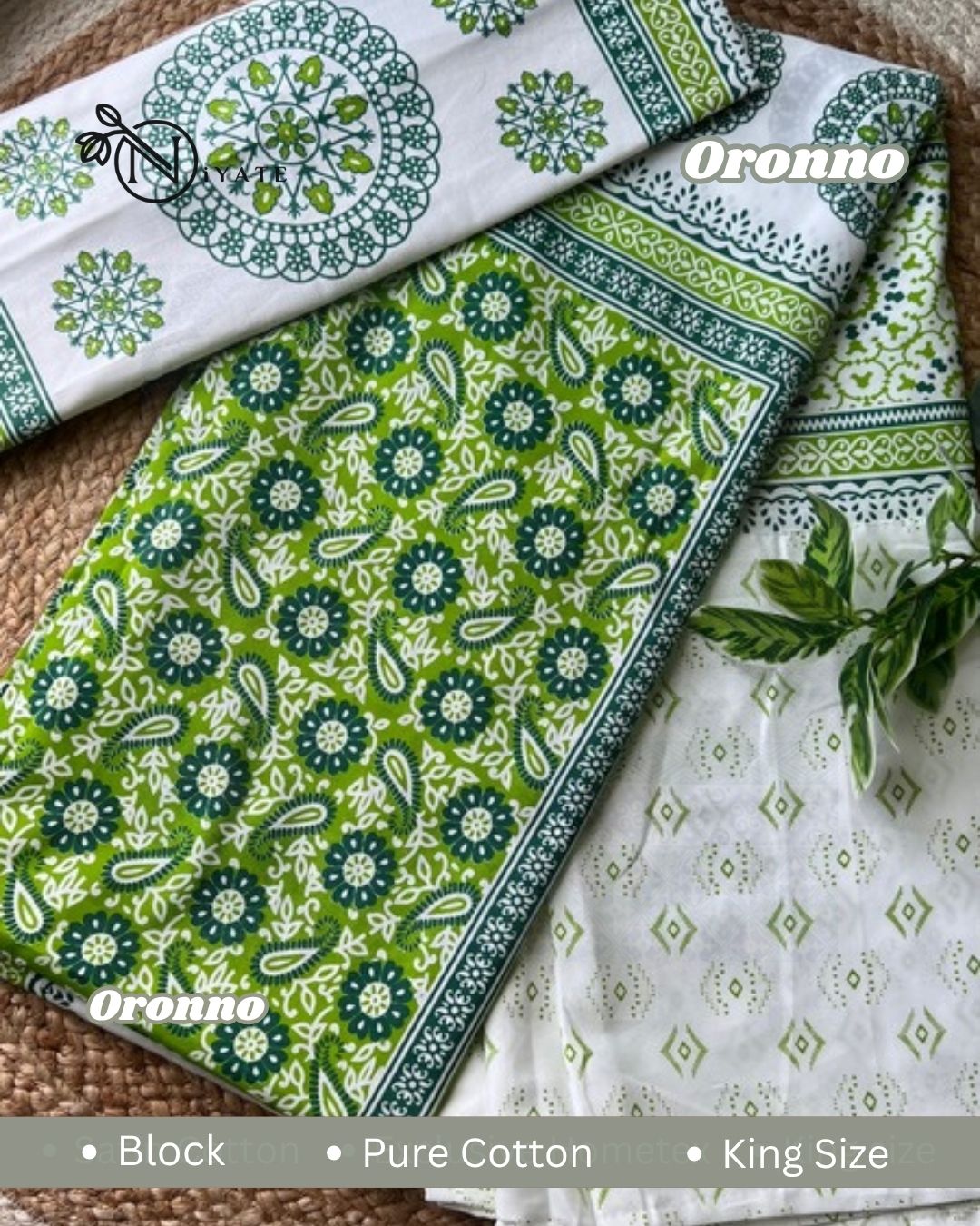 Oronno | Hand Block | Pure Cotton - Image 4