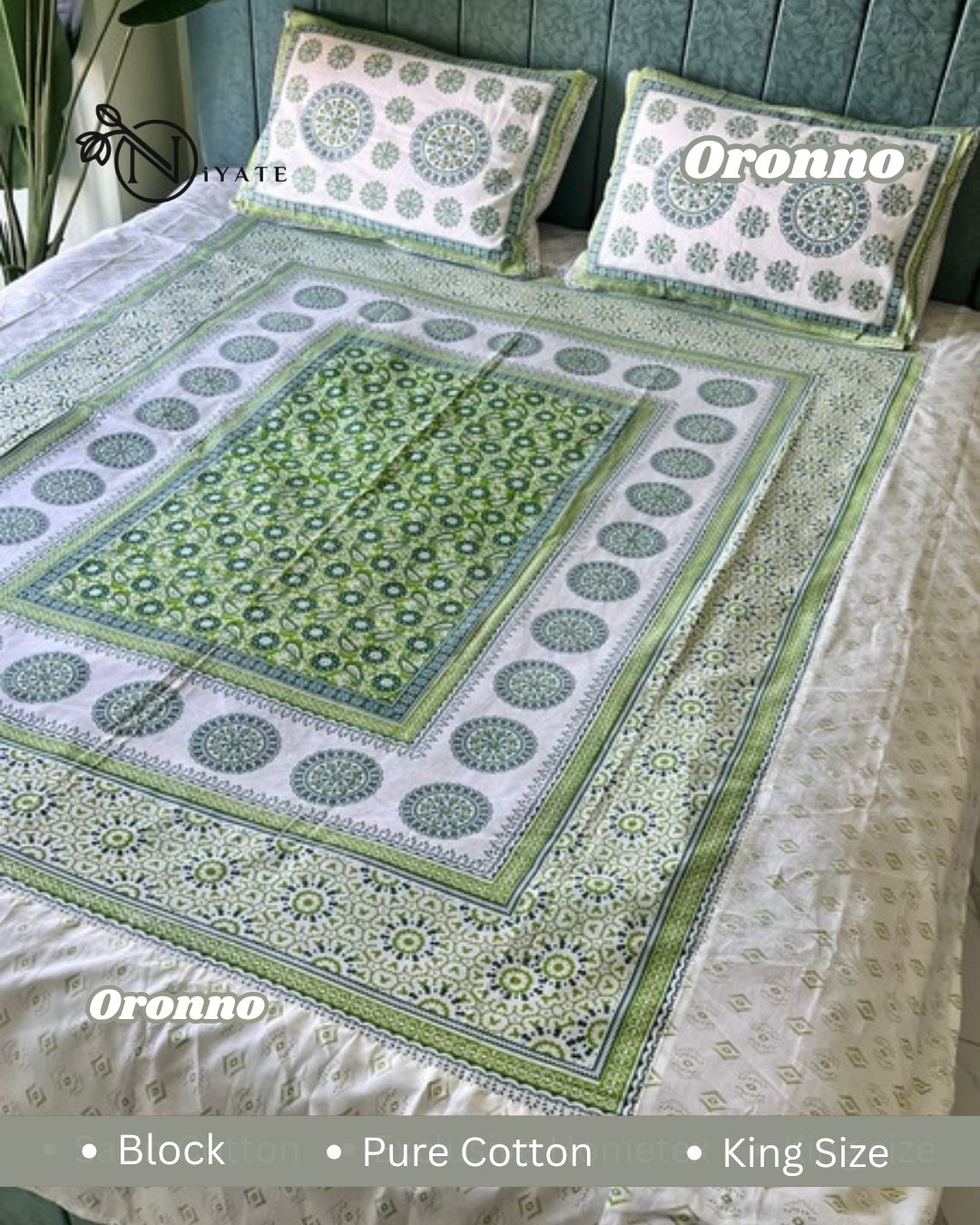 Oronno | Hand Block | Pure Cotton