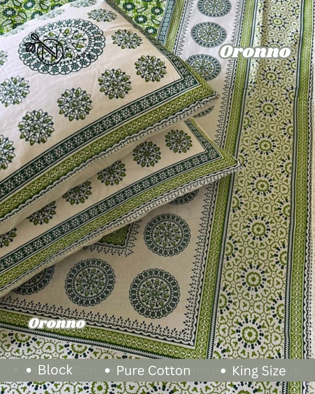 Oronno | Hand Block | Pure Cotton - Image 2