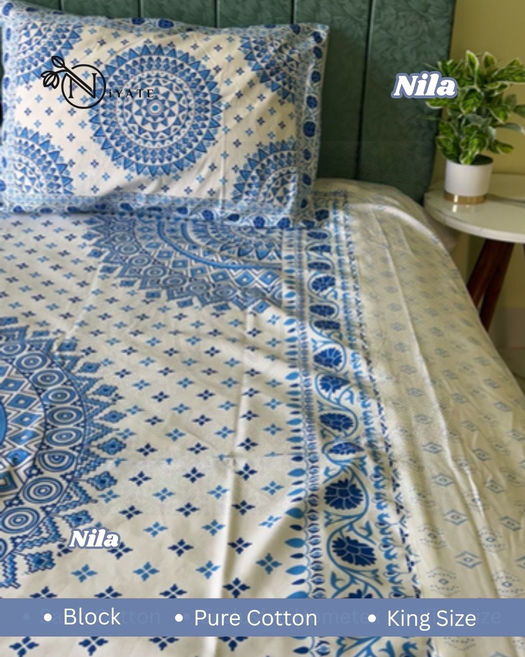 Nila | Hand Block | Pure Cotton - Image 3
