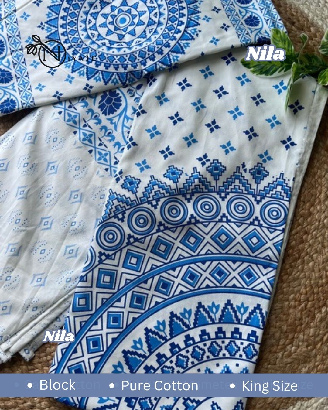 Nila | Hand Block | Pure Cotton - Image 2